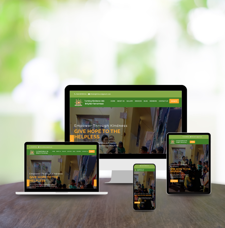 Lifebright Ngo Website by CodebySJ